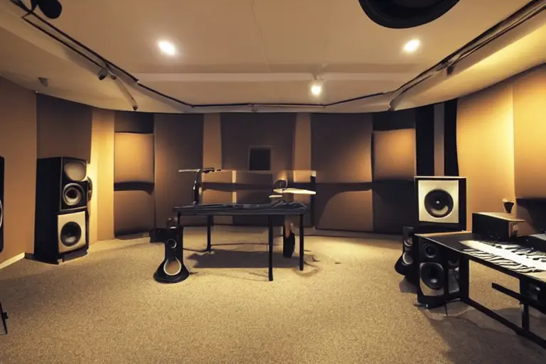 Picture of a sound studio