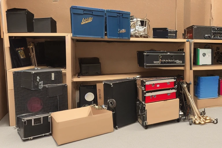 band equipment boxes