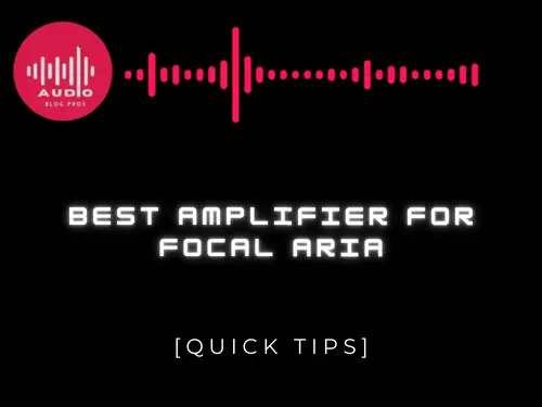 Best Amplifier for Focal Aria