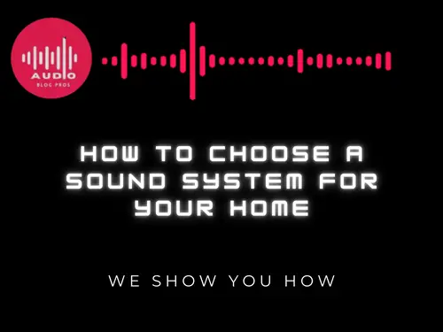 Choose a Sound System setup for Home