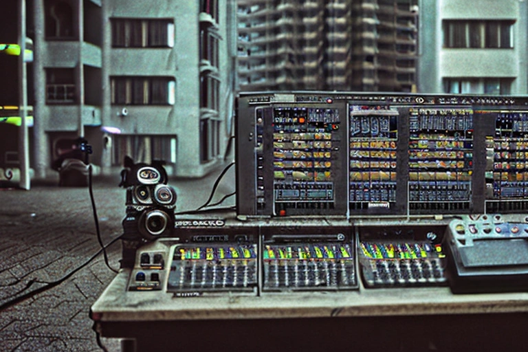 A live sound mixer can be a very creepy and desolate city of the dead