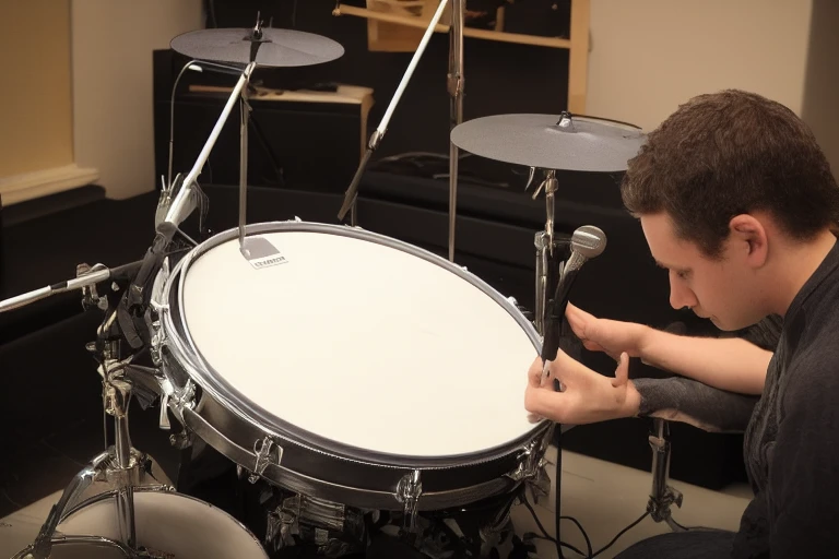 In order to create a live sounding drum