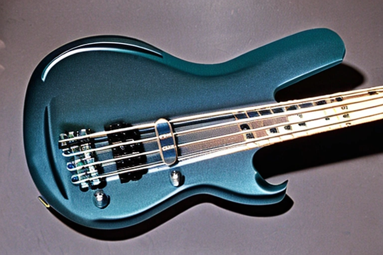 bass guitar with thin neck