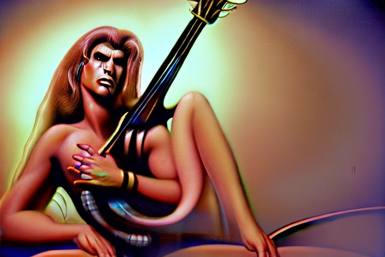 long nails playing bass guitar by tim hildebrandt
